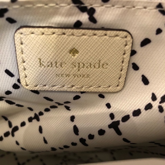 Kate Spade Black & Creme Tote (Large) - Picture 5 of 5